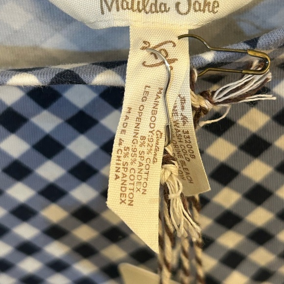 NWT- Matilda Jane (Enchanted Garden) Inner
Artist Mixed-Print Gingham
Leggings - Picture 4 of 9